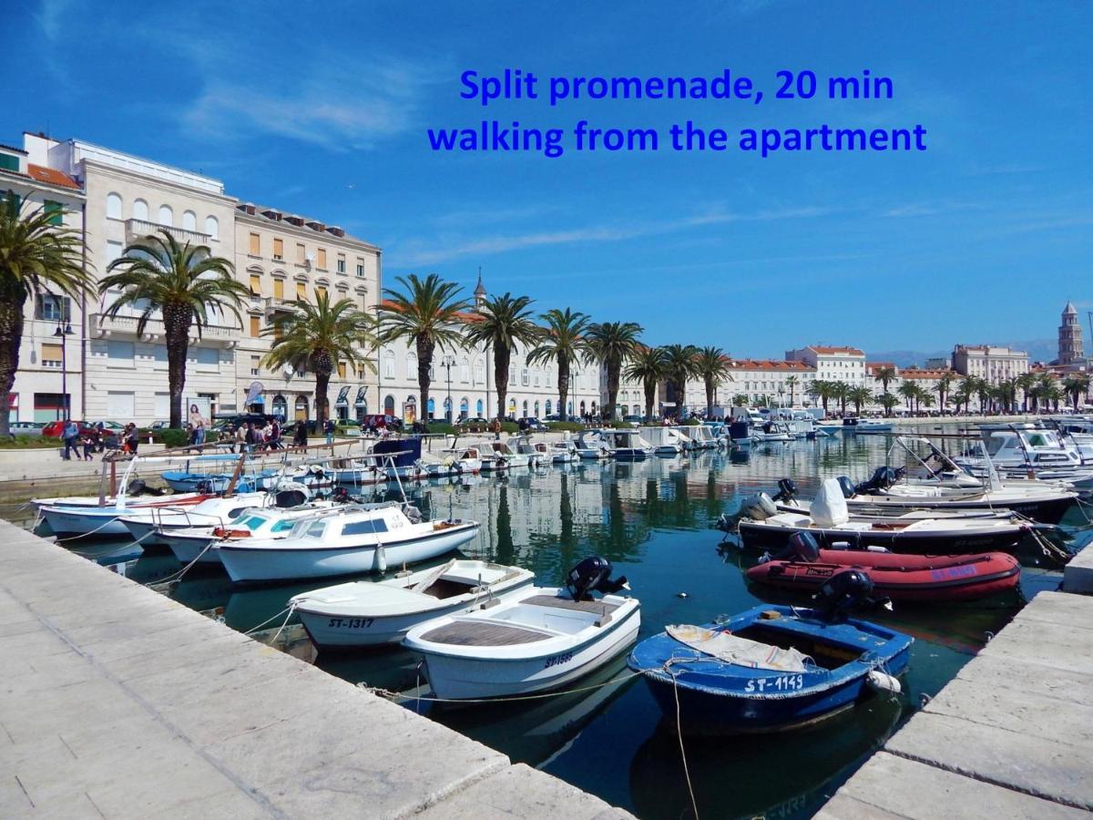 Modern Apt With Terrace 4 Min Walk To The Beach Split Exteriér fotografie